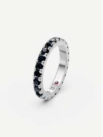 White Gold Black Diamond Ring from 2.38 ct | MARRY ME