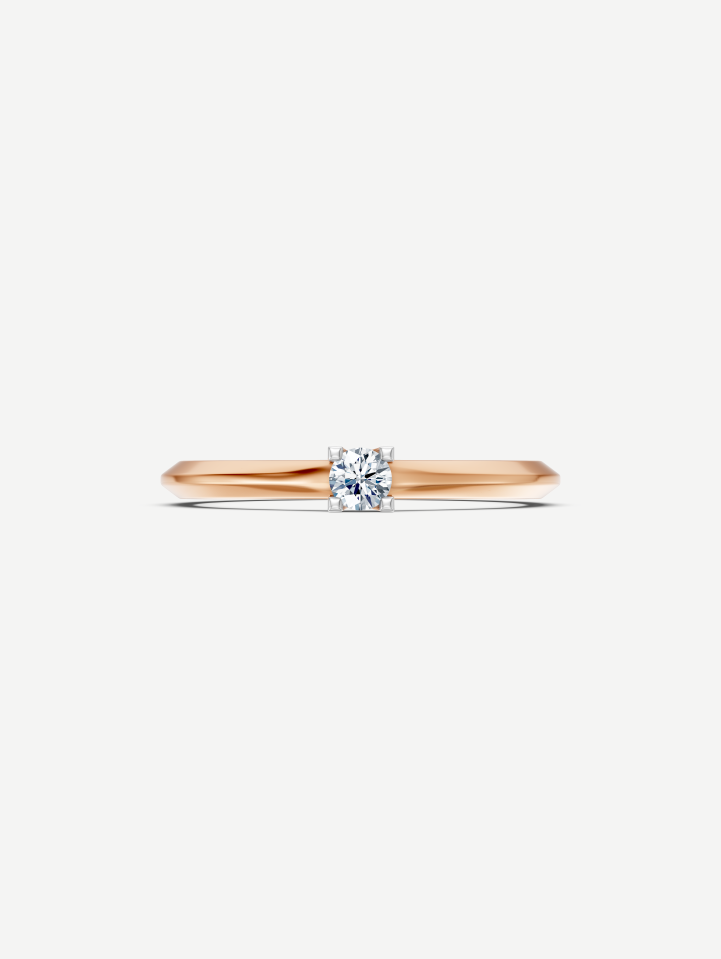 Žiedas su deimantu