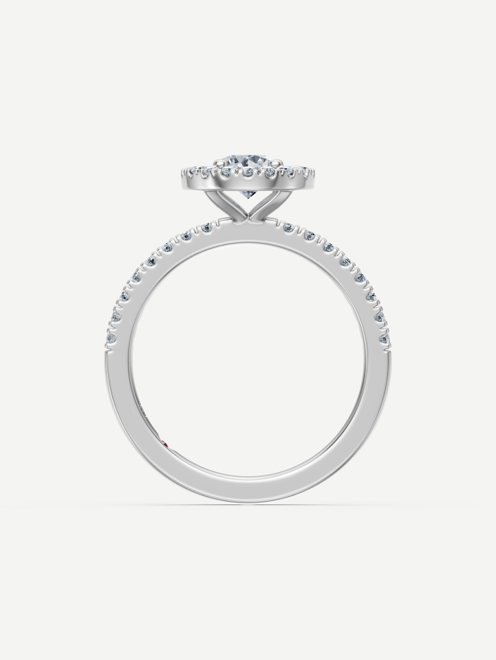 White Gold Diamond Ring MOT196086 from 0.82 ct | MARRY ME