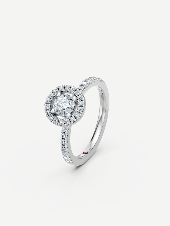 White Gold Diamond Ring MOT196086 from 0.82 ct | MARRY ME