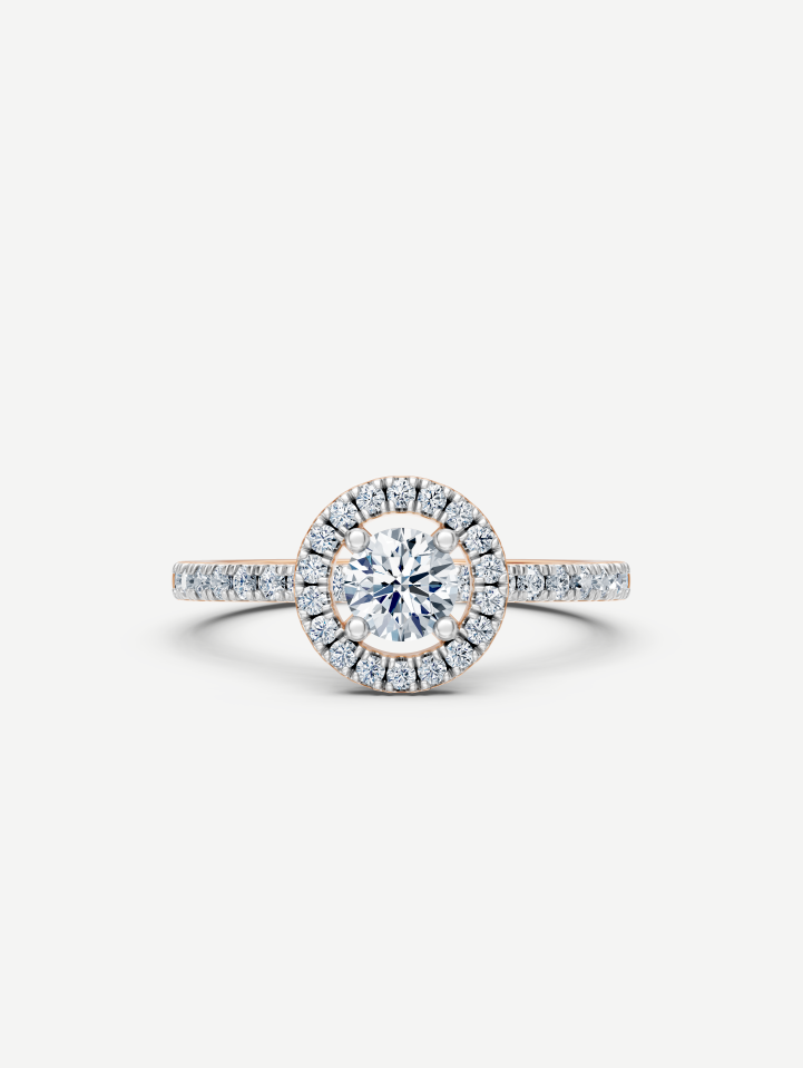 Rose Gold Diamond Ring 0.86 ct | MARRY ME by Ribas