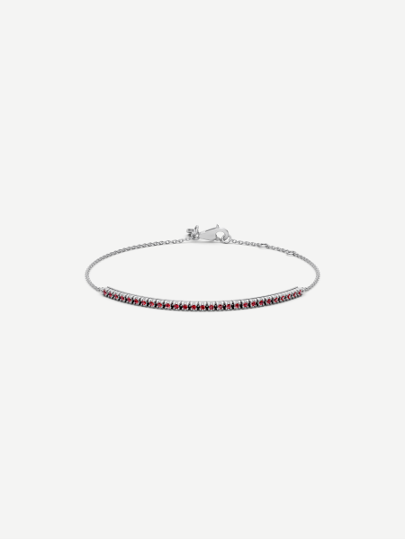 Ruby Bracelet – White Gold