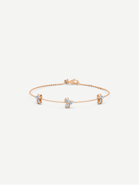 Triad Diamond Bracelet – Rose Gold