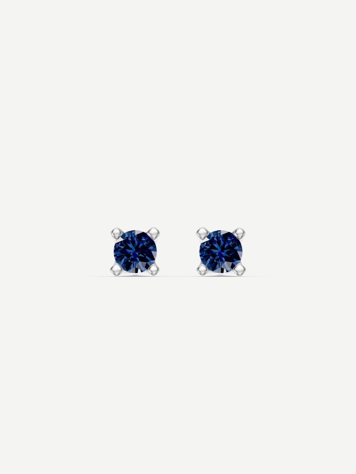 White Gold Sapphire Earrings from 0.50 ct | MARRY ME