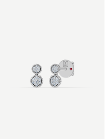 White Gold Diamond Earrings 0.11 ct | MARRY ME by Ribas