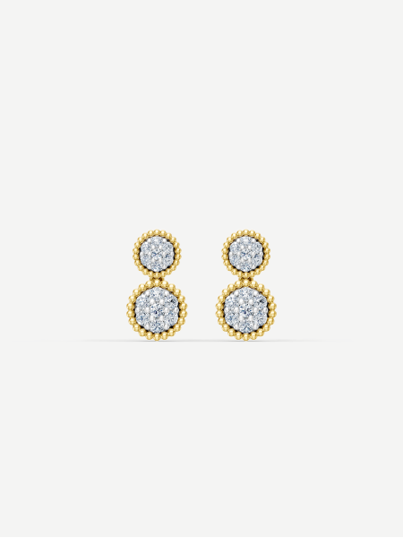 Diamond Earrings – Yellow Gold