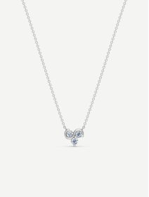 Triad White Gold Diamond Pendant from 0.32 ct | MARRY ME