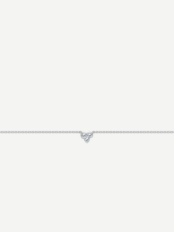 Triad White Gold Diamond Pendant from 0.32 ct | MARRY ME