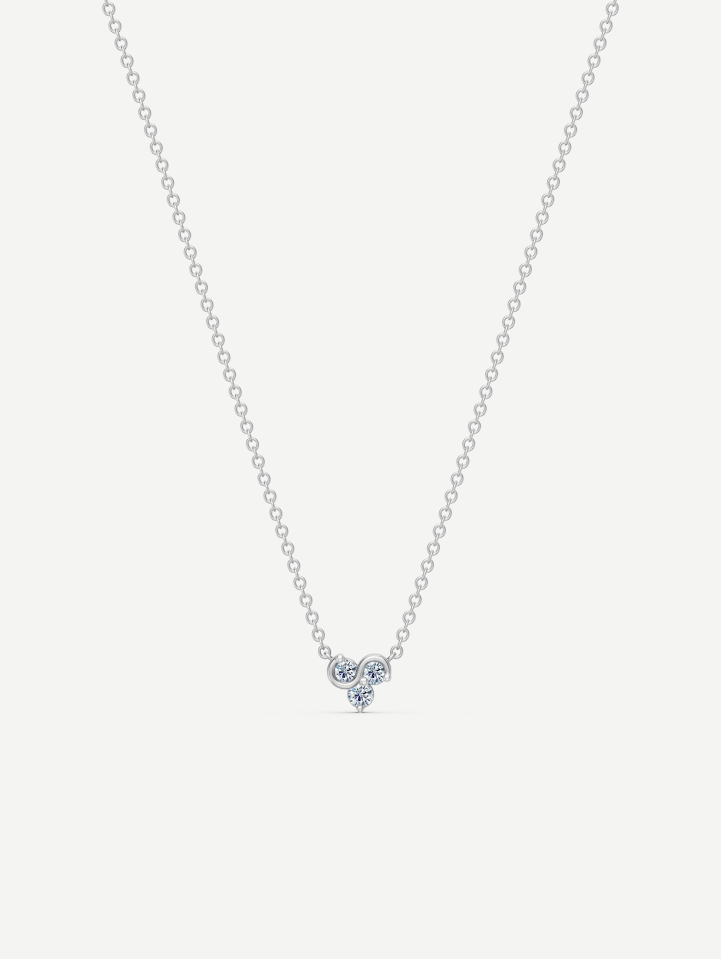 White Gold Diamond Pendant MOT188708 0.10 ct | MARRY ME