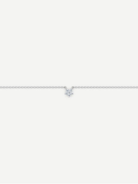 Diamond Pendant – White Gold