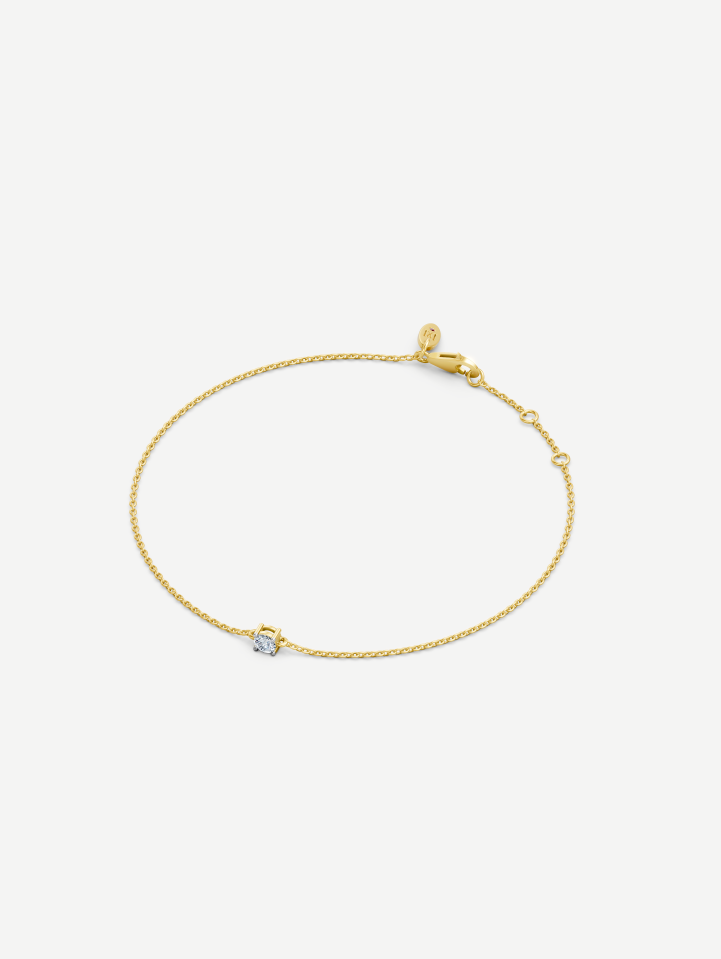 Yellow Gold Diamond Bracelet from 0.15 ct | MARRY ME