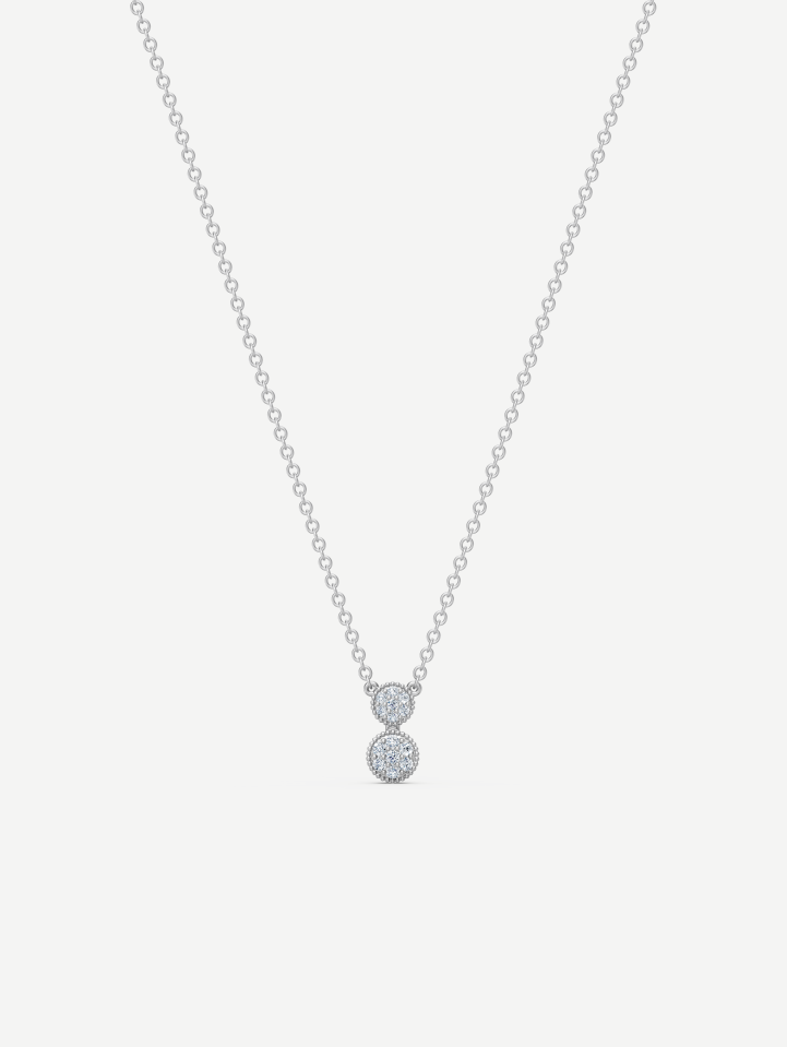 White Gold Diamond Pendant 0.07 ct | MARRY ME by Ribas