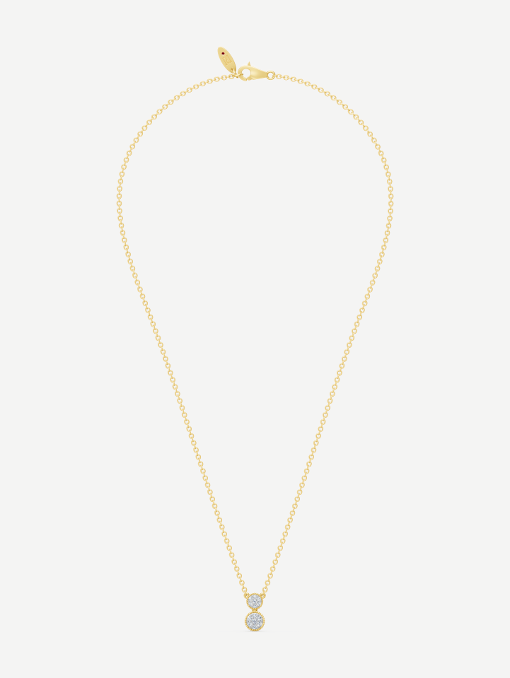 Yellow Gold Diamond Pendant 0.07 ct | MARRY ME by Ribas