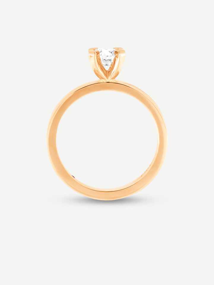 Rose Gold Diamond Ring 0.50 ct | MARRY ME by Ribas