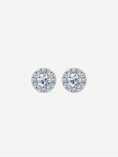 Diamond Earrings – White Gold