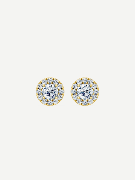 Diamond Earrings – Yellow Gold