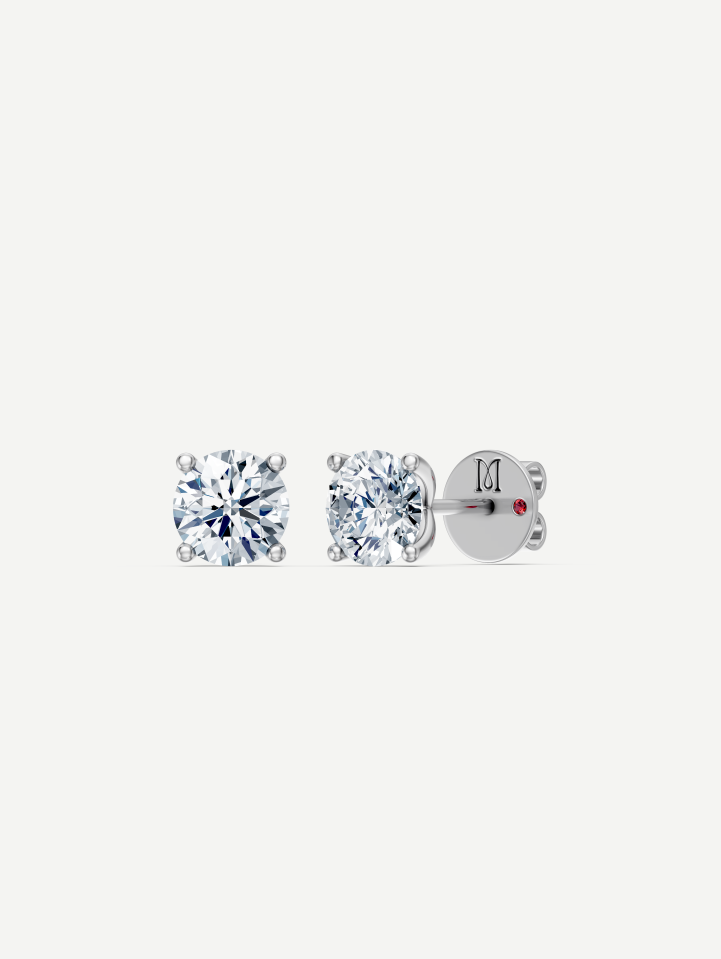 White Gold Diamond Earrings from 2.00 ct | MARRY ME by Ribas