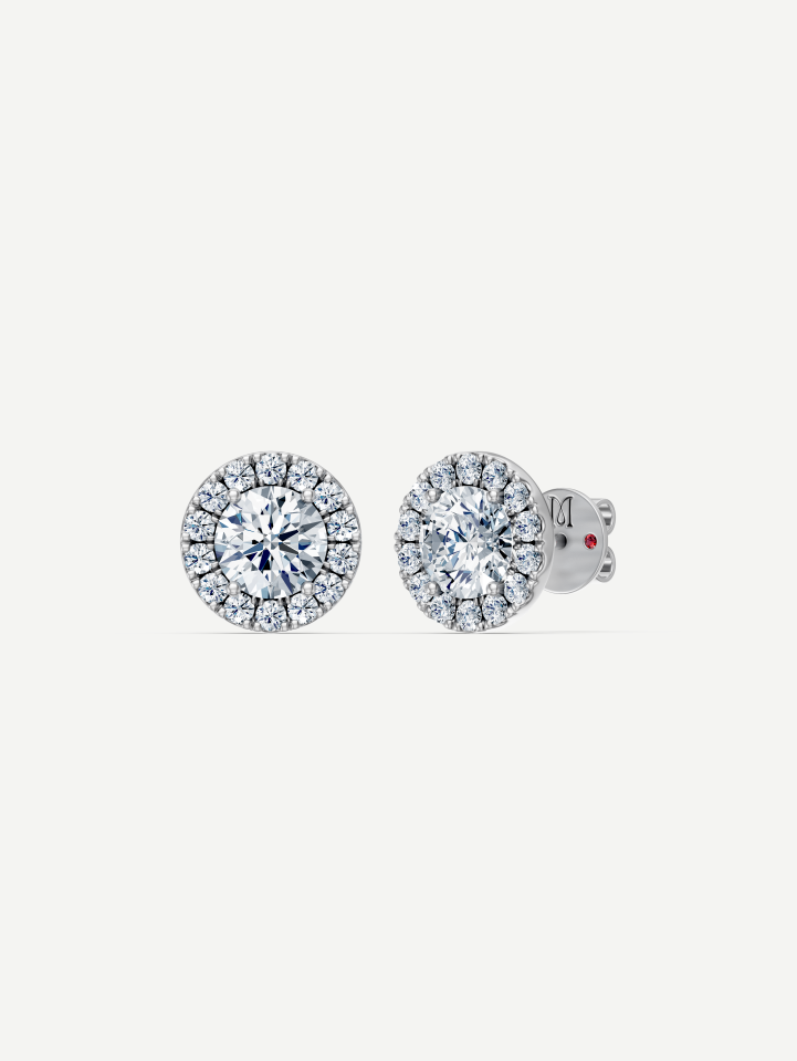 White Gold Diamond Earrings 2.71 ct | MARRY ME by Ribas