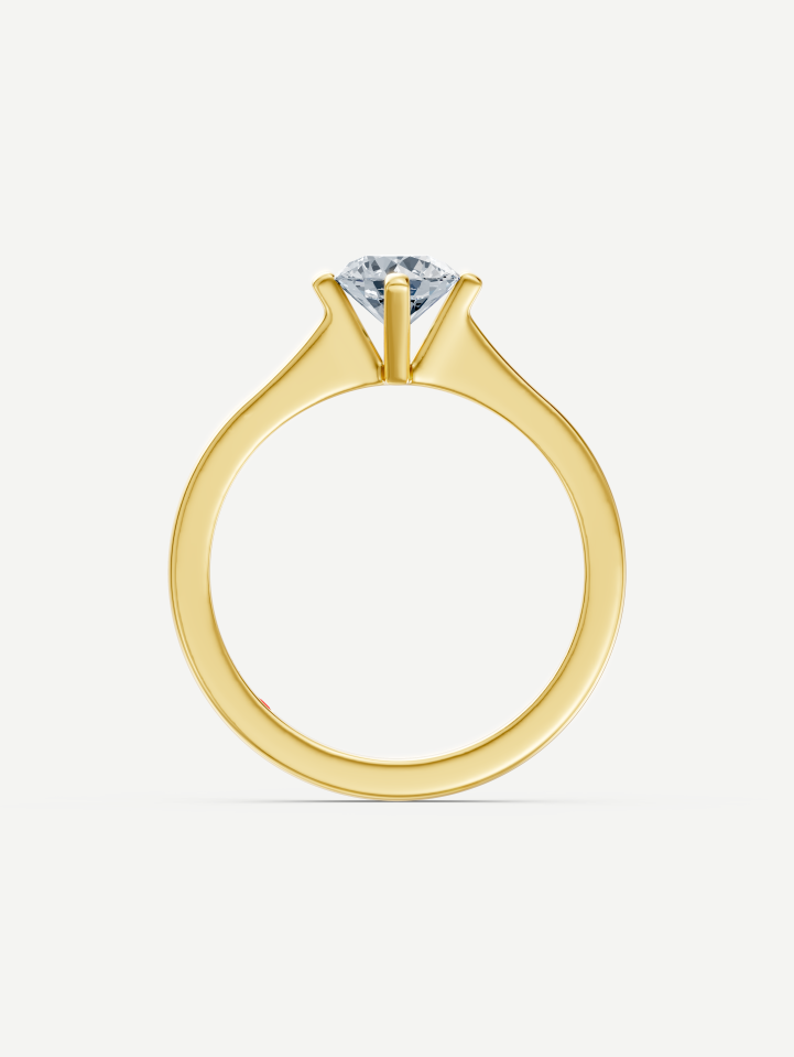 Yellow Gold Diamond Ring MOT073271 from 0.70 ct | MARRY ME