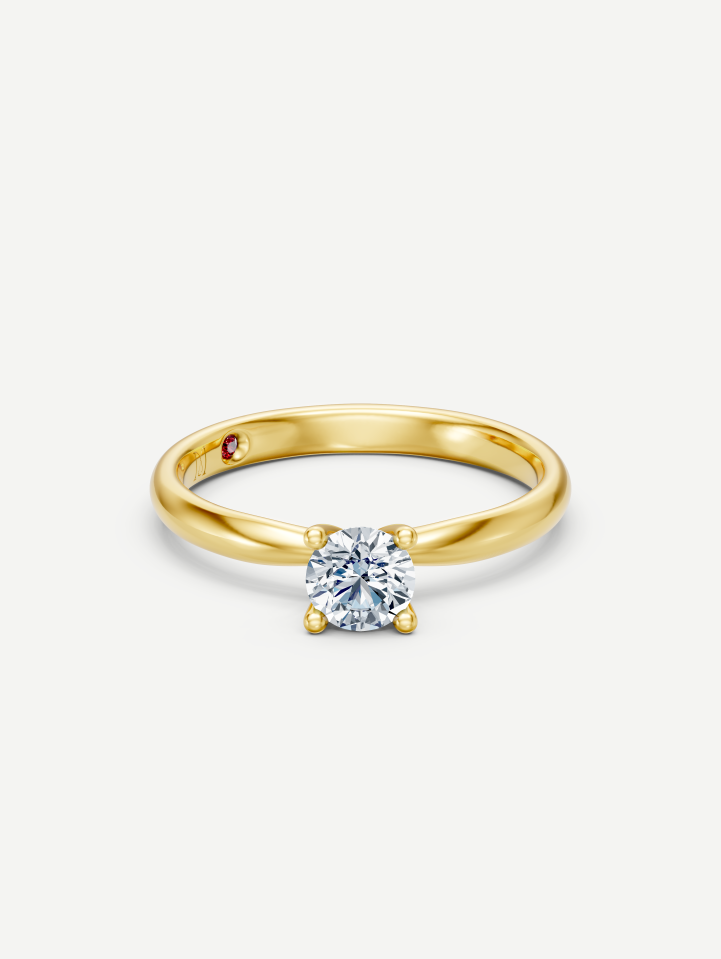 Yellow Gold Diamond Ring MOT074216 from 0.50 ct | MARRY ME