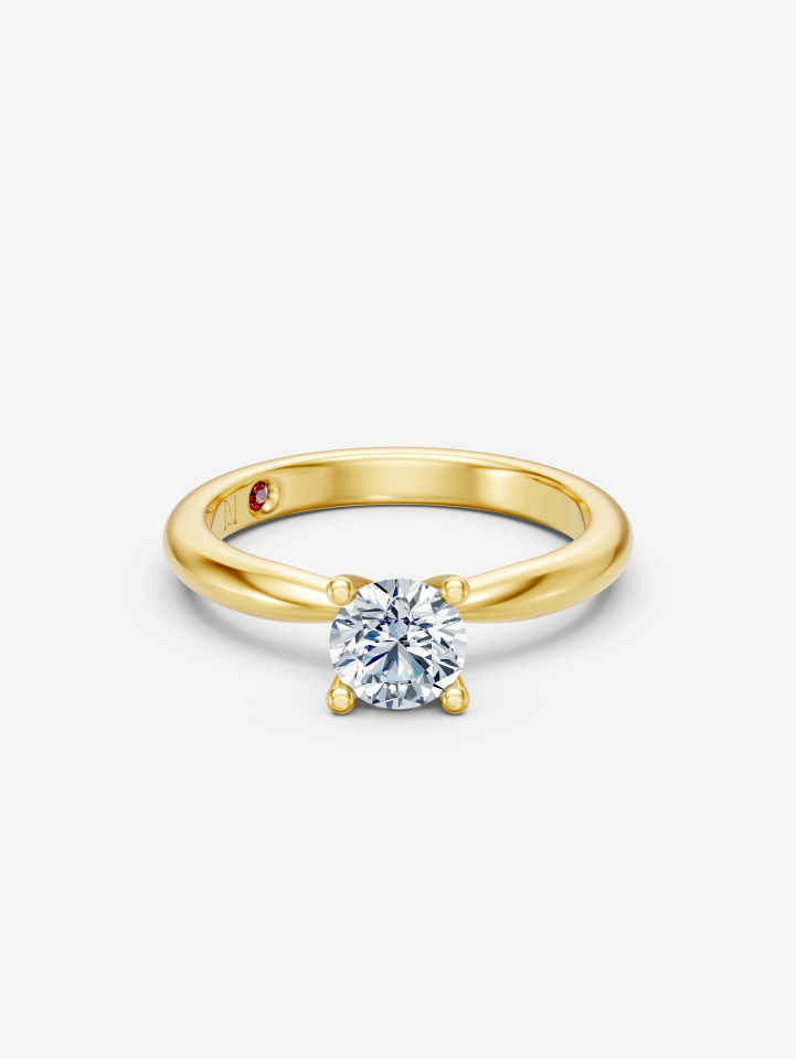 Yellow Gold Diamond Ring MOT140928 from 0.70 ct | MARRY ME