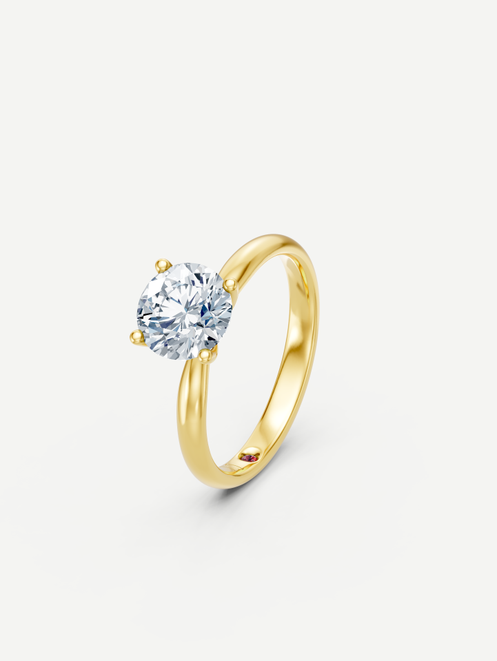 Yellow Gold Diamond Ring from 1.51 ct | MARRY ME by Ribas