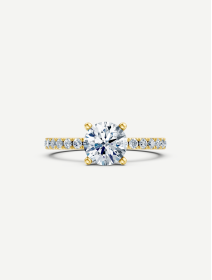 Yellow Gold Diamond Ring 1.74 ct | MARRY ME by Ribas