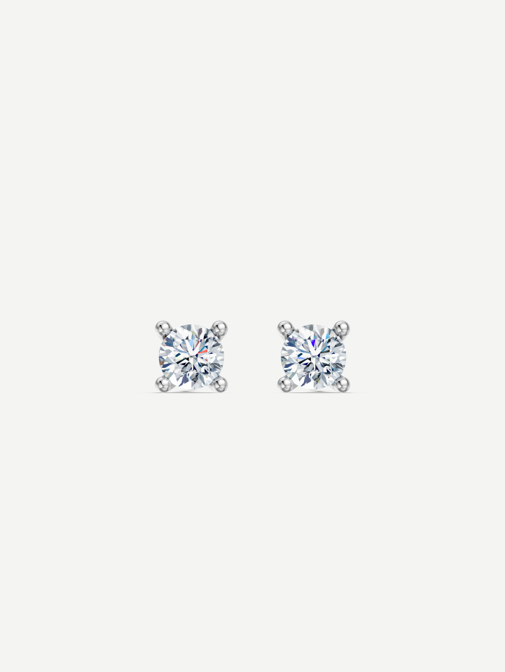 Rose Gold Diamond Earrings MOT052405 0.40 ct | MARRY ME
