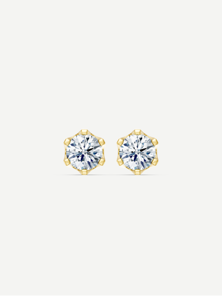 Diamond Earrings – Yellow Gold