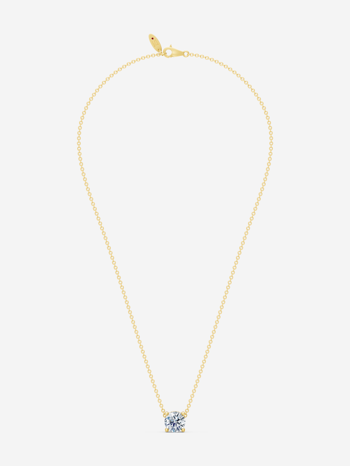Yellow Gold Diamond Pendant from 0.70 ct | MARRY ME by Ribas