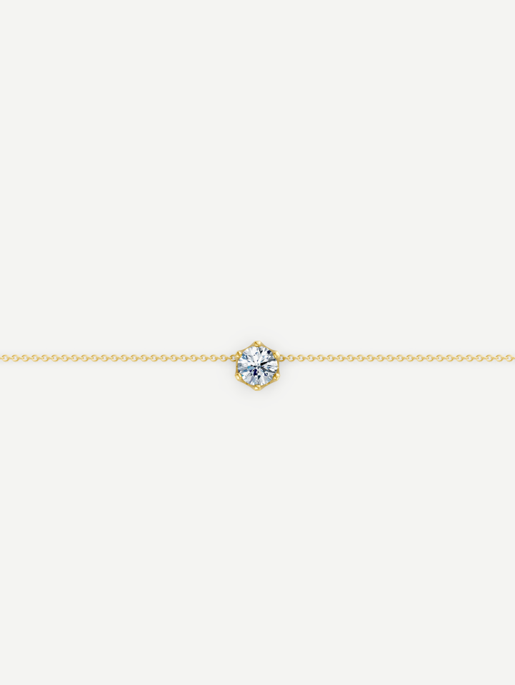 Yellow Gold Diamond Pendant from 1.00 ct | MARRY ME by Ribas