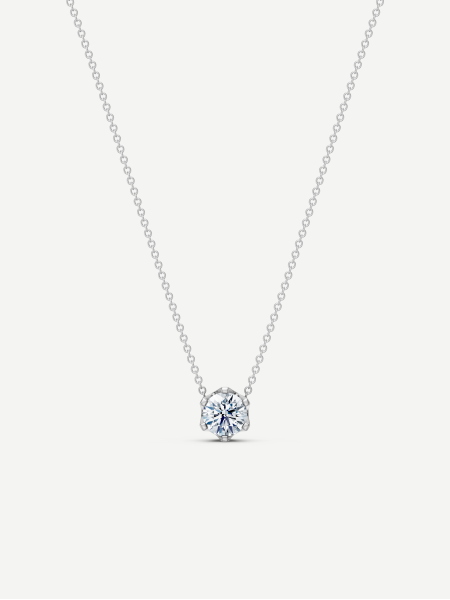 Diamond Pendant – White Gold