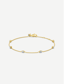 Yellow Gold Diamond Bracelet from 0.32 ct | MARRY ME
