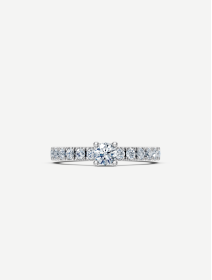 White Gold Diamond Ring MOT074735 from 0.59 ct | MARRY ME