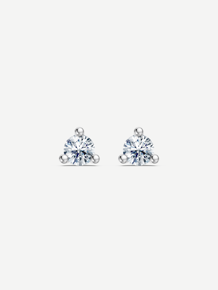 White Gold Diamond Earrings 0.34 ct | MARRY ME by Ribas