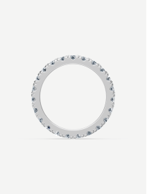 Balto aukso žiedas su deimantais nuo 1,79 ct | MARRY ME
