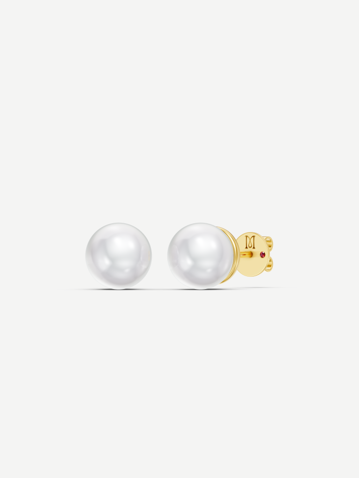 Yellow Gold Pearl Earrings from 9.96 ct | MARRY ME by Ribas