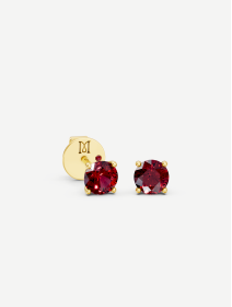 Yellow Gold Ruby Earrings from 1.00 ct | MARRY ME by Ribas