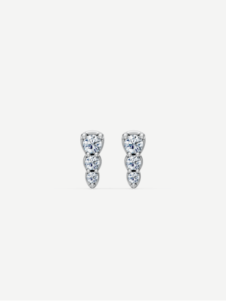 Diamond Earrings – White Gold