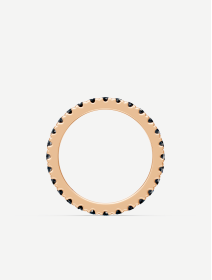 Rose Gold Black Diamond Ring from 1.02 ct | MARRY ME