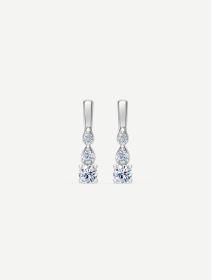White Gold Diamond Earrings 0.23 ct | MARRY ME by Ribas