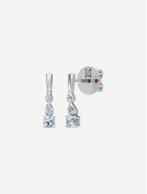 White Gold Diamond Earrings 0.23 ct | MARRY ME by Ribas