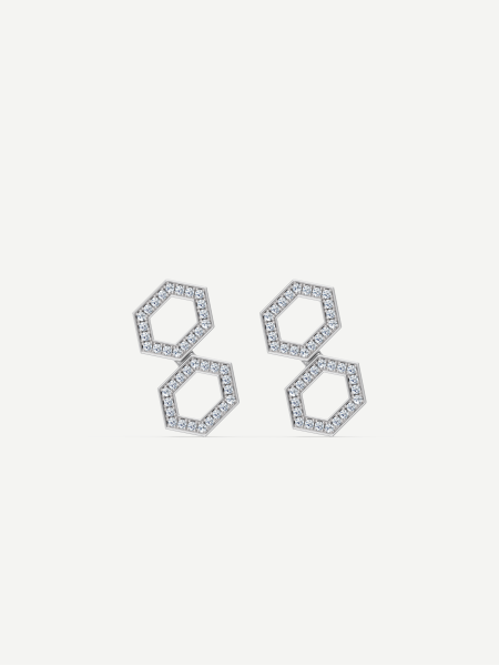 Diamond Earrings – White Gold