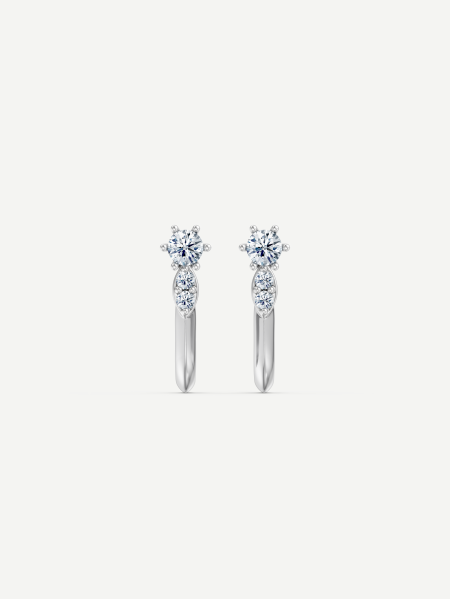 Diamond Earrings – White Gold