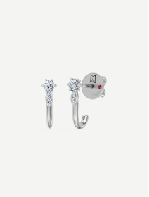 White Gold Diamond Earrings 0.16 ct | MARRY ME by Ribas