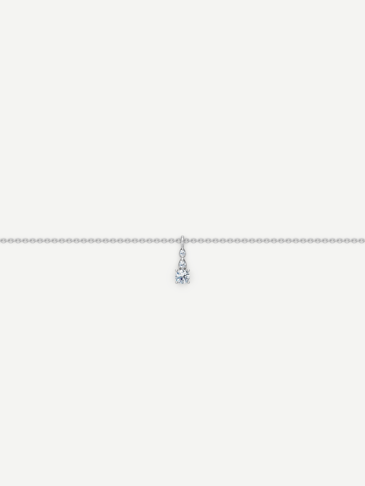 White Gold Diamond Pendant 0.14 ct | MARRY ME by Ribas