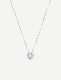 White Gold Pearl Pendant with Diamonds 0.24 ct | MARRY ME