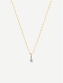 Yellow Gold Diamond Pendant 0.13 ct | MARRY ME by Ribas