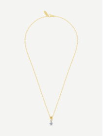 Yellow Gold Diamond Pendant 0.16 ct | MARRY ME by Ribas