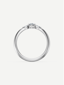 White Gold Diamond Ring 0.16 ct | MARRY ME by Ribas
